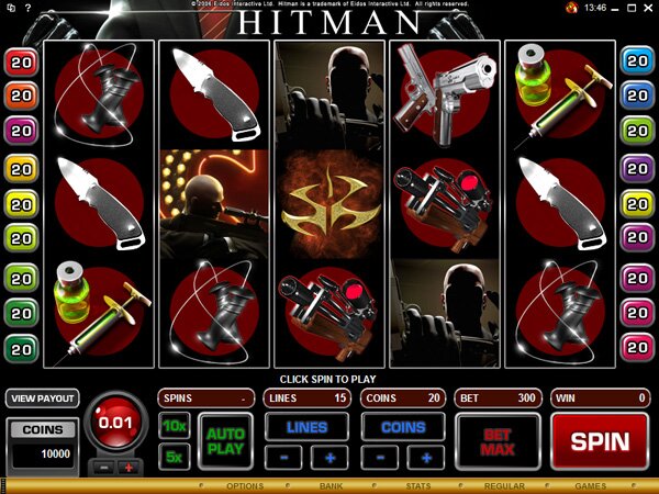 Hitman Pokies Machine