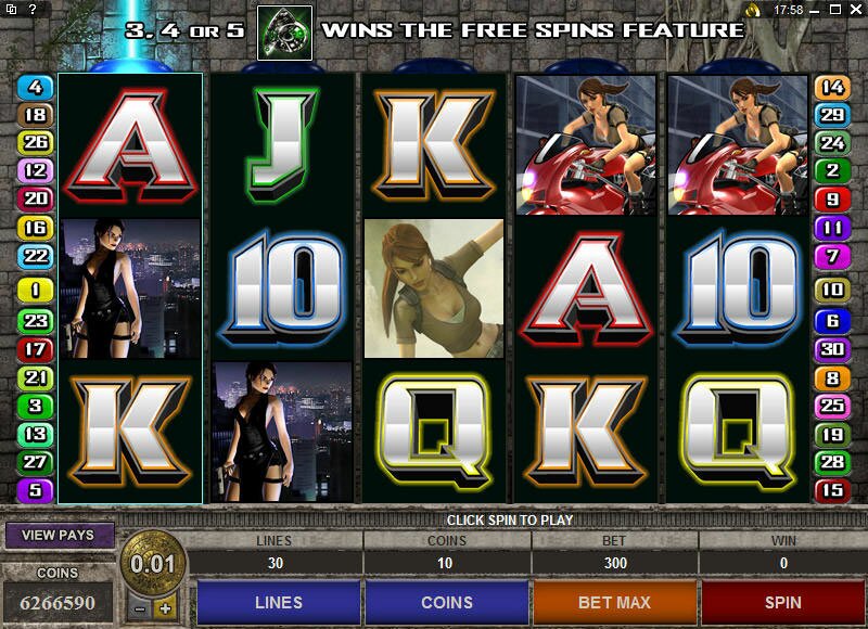 Tomb Raider Slots Machine