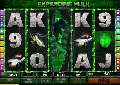 Incredible Hulk Pokies Screenshots