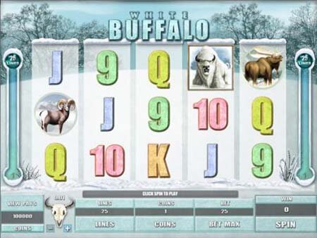 White Buffalo Slots Machine